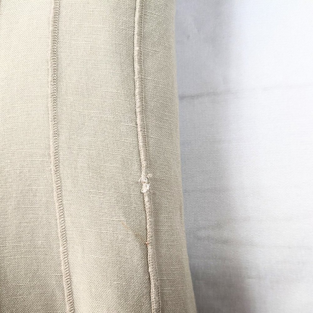 Calvin Klein Women's Tan Linen Blend Lined Dress - Picture 9 of 9